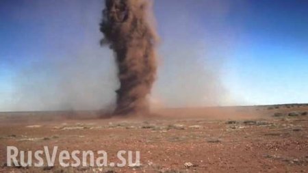 Операция в сирийской пустыне: Торнадо на пути российских военных (ФОТО, ВИДЕО)