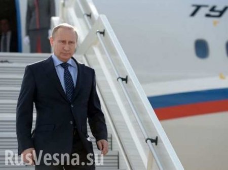 Путин прибыл в ЮАР на саммит БРИКС (ВИДЕО)